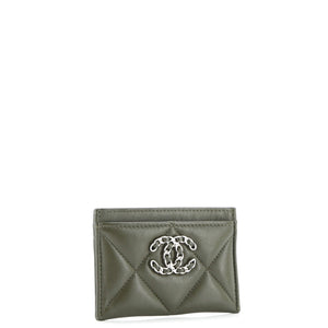 19 Card Holder Quilted Leather
