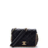 Chain Around Multi Chain Full Flap Bag Quilted Caviar Mini