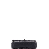 Paris-Dallas Metal Beauty Flap Bag Studded Quilted Distressed Calfskin Small