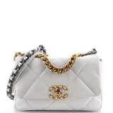19 Flap Bag Quilted Leather Medium