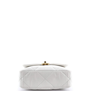 19 Flap Bag Quilted Leather Medium