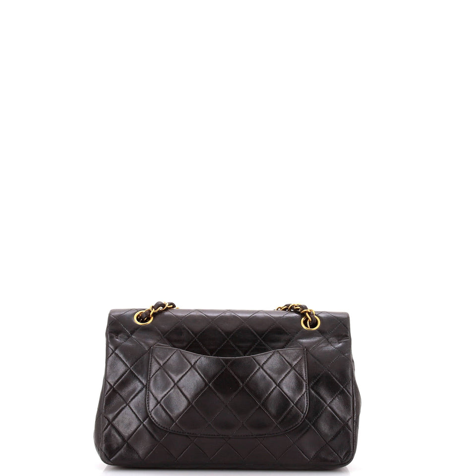Vintage Classic Double Flap Bag Quilted Lambskin Medium