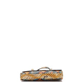 Vintage CC Flap Handle Tote Python Mini