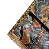 Vintage CC Flap Handle Tote Python Mini