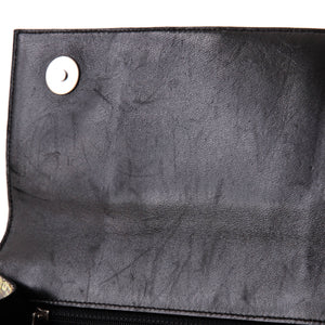 Vintage CC Flap Handle Tote Python Mini