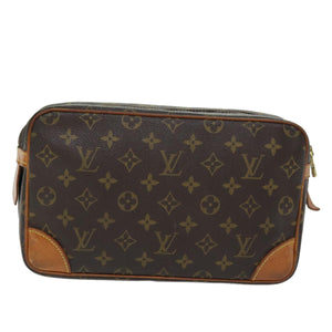 Louis Vuitton Compiegne 28  Canvas Clutch Bag