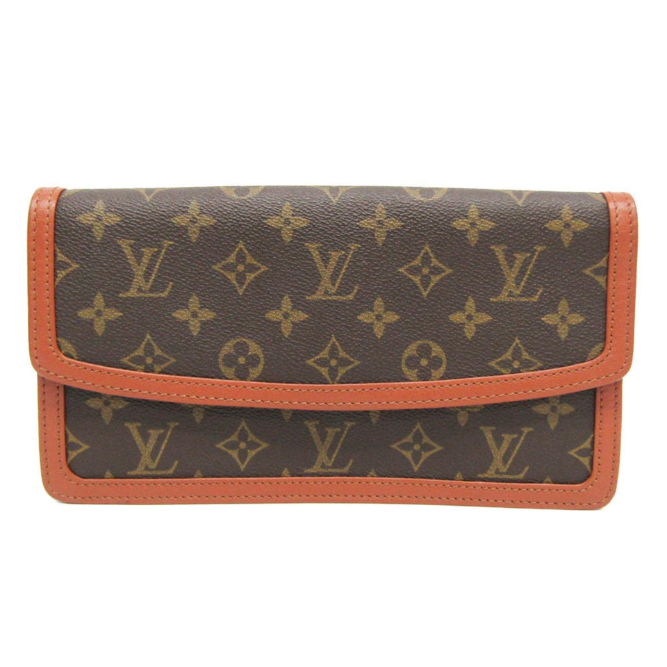 Louis Vuitton Pochette Dame  Canvas Clutch Bag