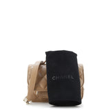 Business Affinity Flap Clutch with Chain Quilted Caviar