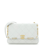 Paris Monaco Flap Bag Quilted Lambskin Mini