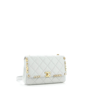 Paris Monaco Flap Bag Quilted Lambskin Mini