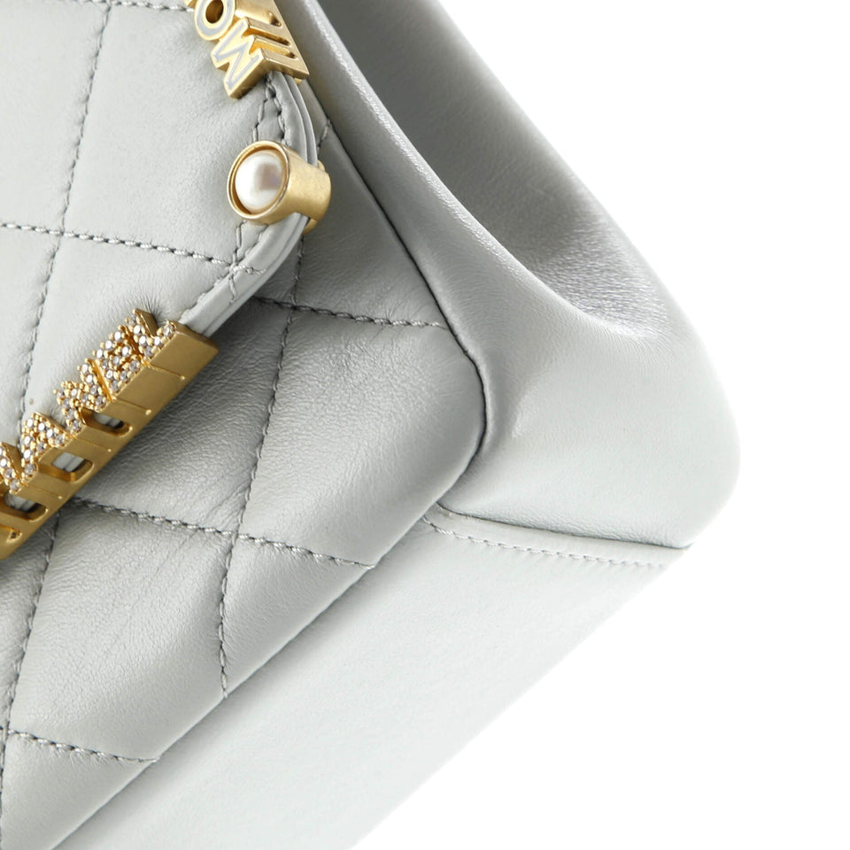 Paris Monaco Flap Bag Quilted Lambskin Mini