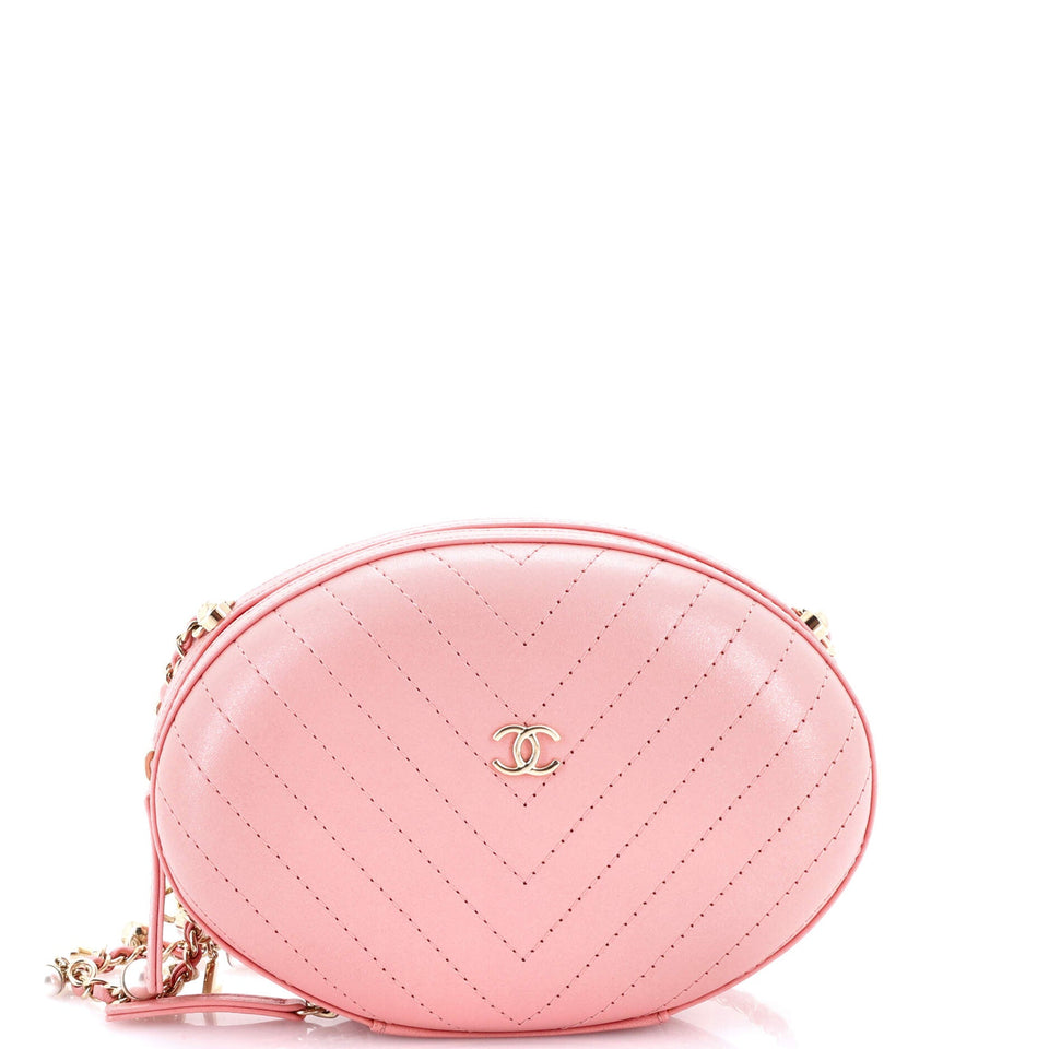 La Pausa Evening Bag Chevron Leather