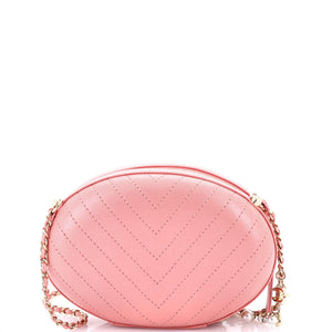 La Pausa Evening Bag Chevron Leather