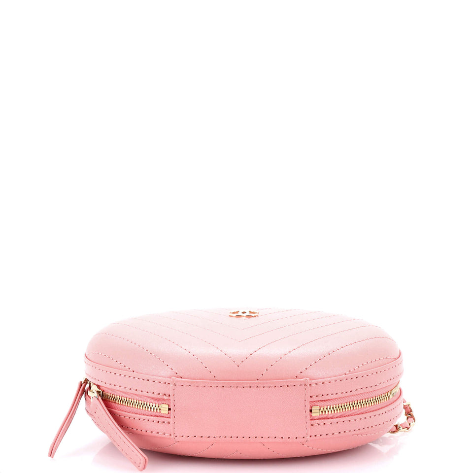La Pausa Evening Bag Chevron Leather