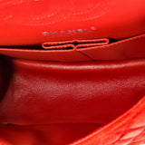Reissue 2.55 Flap Bag Quilted Suede with Metallic Calfskin 224
