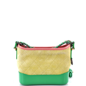 Gabrielle Hobo Quilted Suede Small