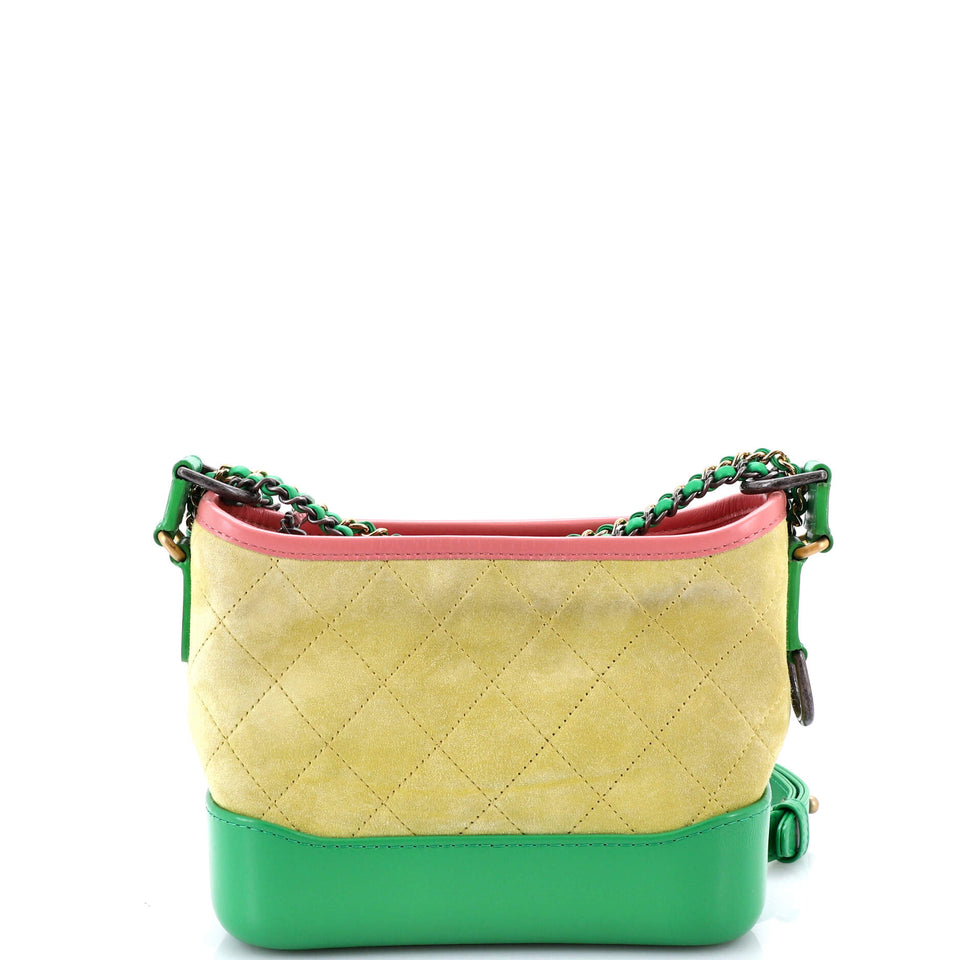 Gabrielle Hobo Quilted Suede Small