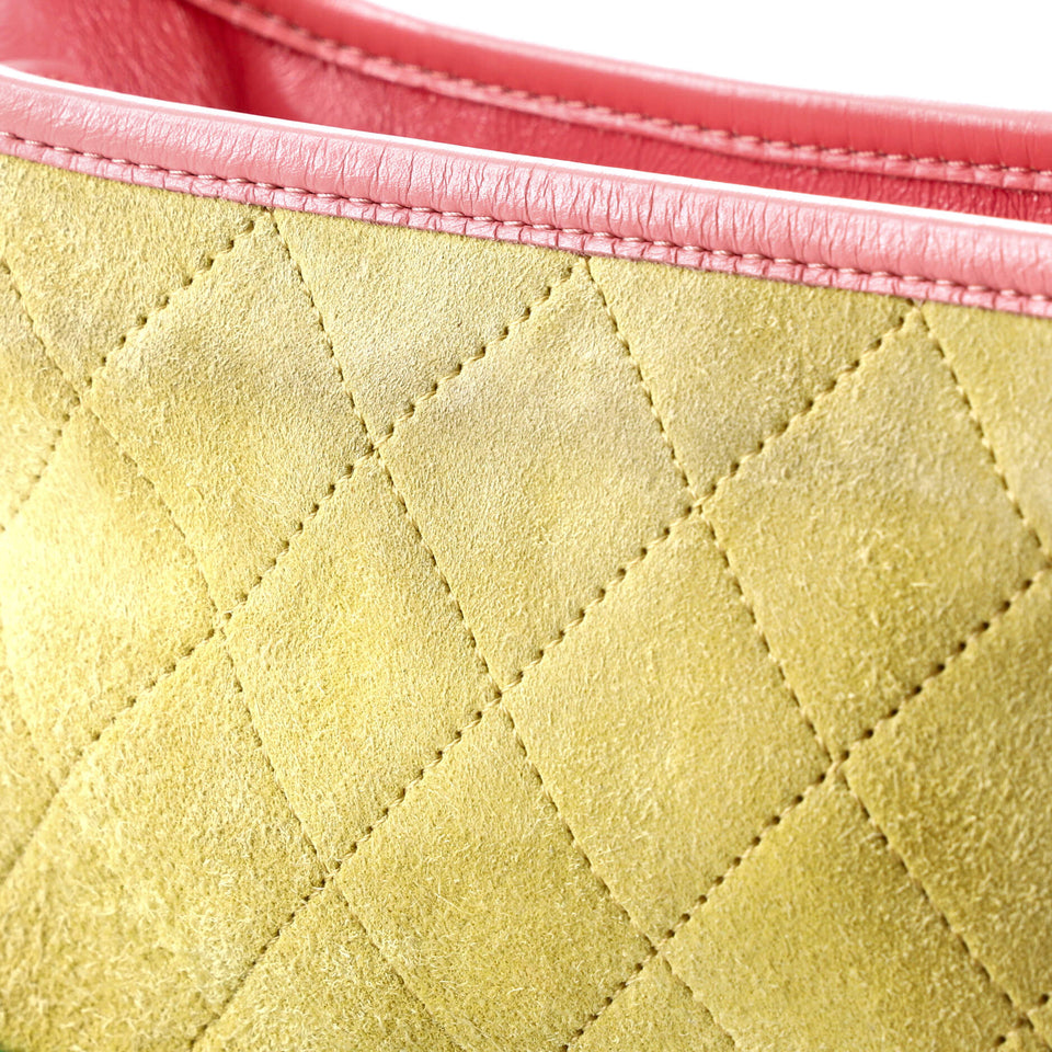 Gabrielle Hobo Quilted Suede Small