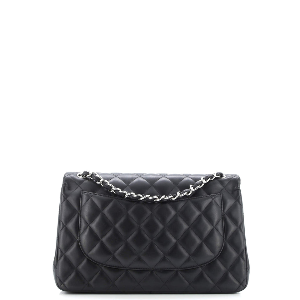 Classic Double Flap Bag Quilted Lambskin Jumbo