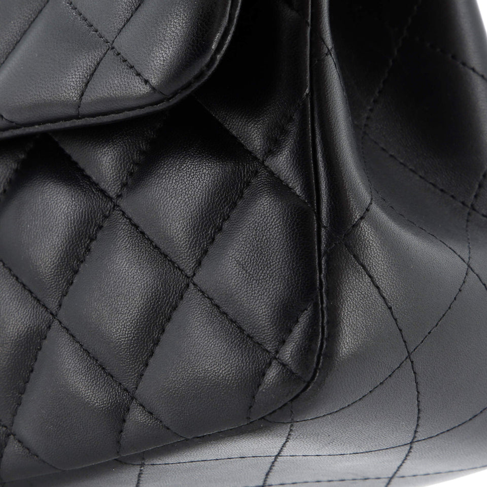 Classic Double Flap Bag Quilted Lambskin Jumbo