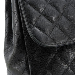 Classic Single Flap Bag Quilted Caviar Jumbo