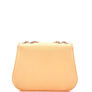Braided Chic Flap Bag Calfskin Small