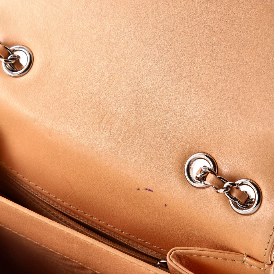 Braided Chic Flap Bag Calfskin Small