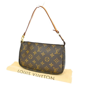 Louis Vuitton Pochette Accessoires  Canvas Clutch Bag