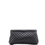 CC Frame Clutch Quilted Caviar Large