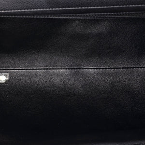 CC Frame Clutch Quilted Caviar Large