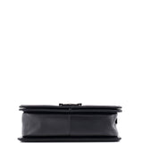 So Black Boy Flap Bag Quilted Calfskin Old Medium