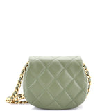Coco Mail Clutch with Chain Quilted Calfskin Mini