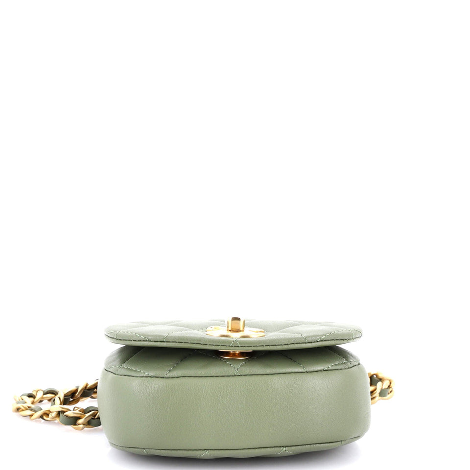 Coco Mail Clutch with Chain Quilted Calfskin Mini