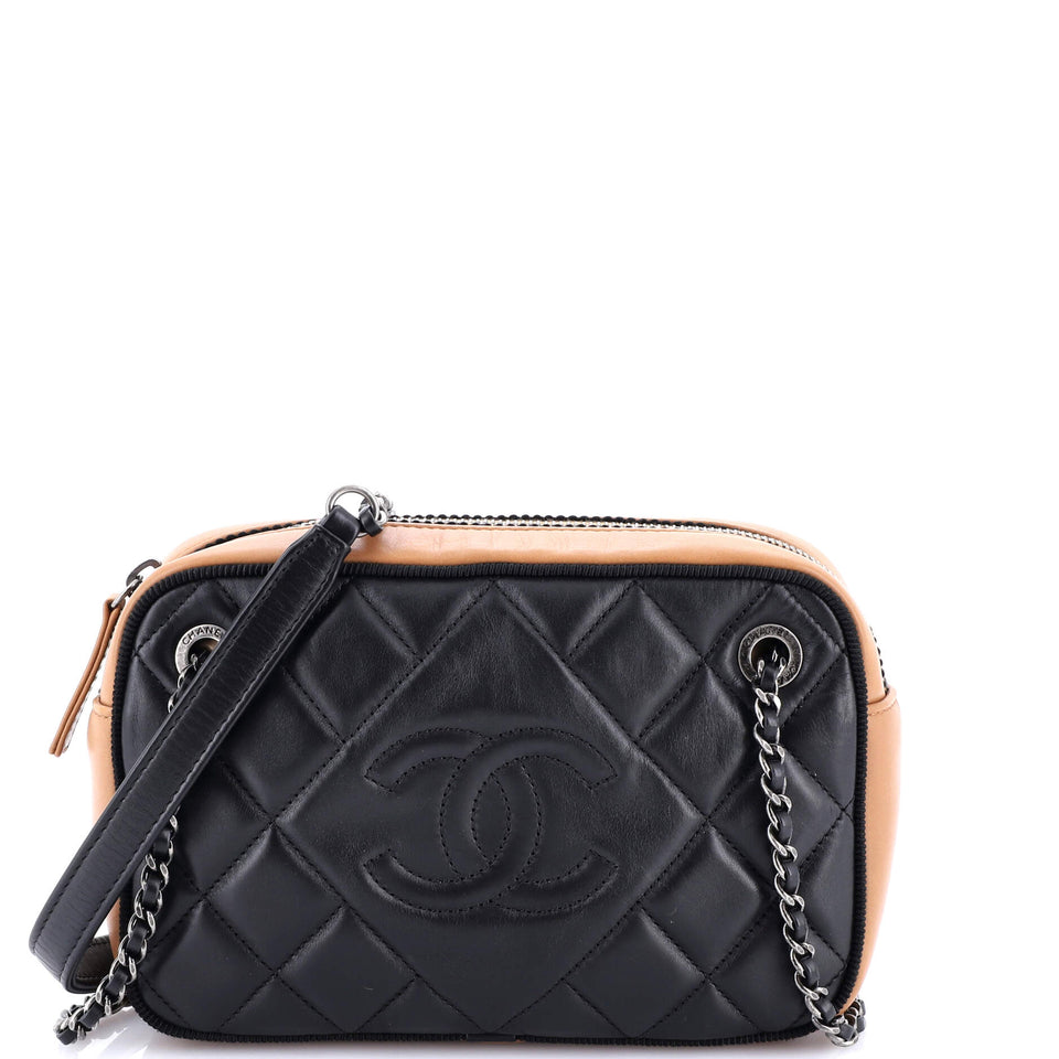 Ballerine Camera Case Bag Quilted Calfskin Small