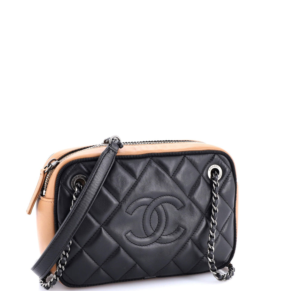 Ballerine Camera Case Bag Quilted Calfskin Small