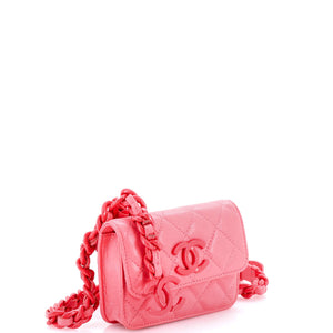 My Everything Flap Card Holder Belt Bag Quilted Caviar