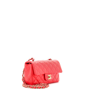 Classic Single Flap Bag Quilted Lambskin Mini