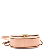 Coco Curve Flap Messenger Calfskin and Quilted Goatskin Small