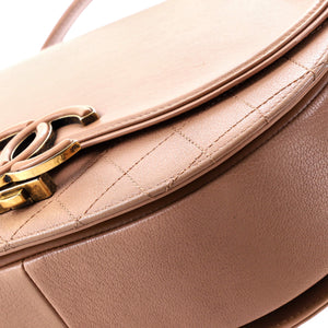 Coco Curve Flap Messenger Calfskin and Quilted Goatskin Small