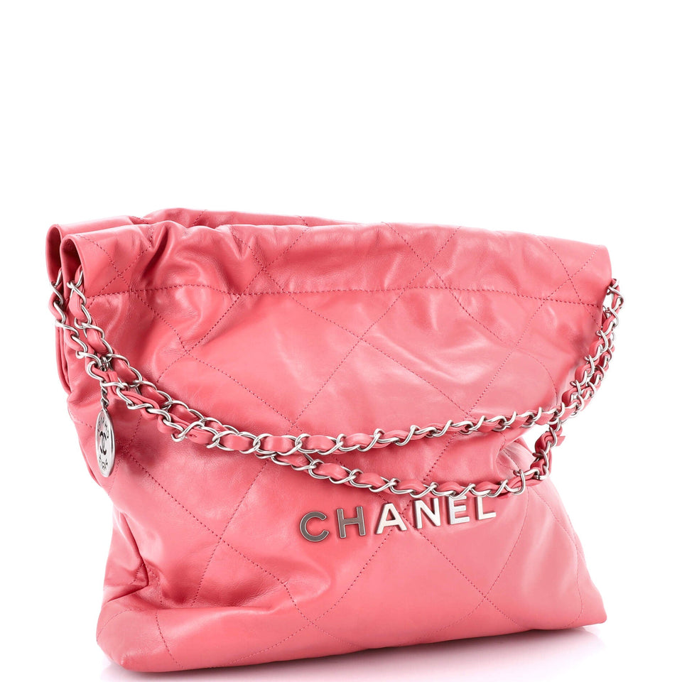 22 Chain Hobo Quilted Calfskin Small