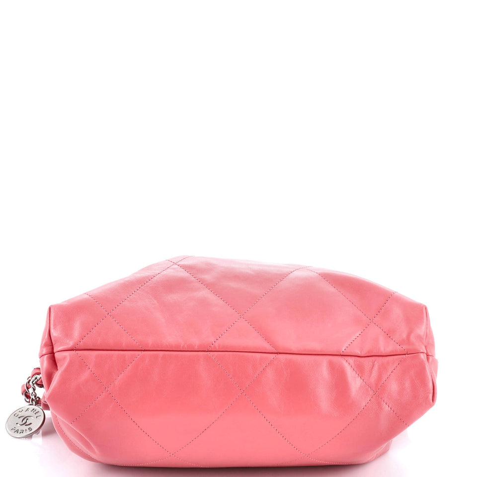 22 Chain Hobo Quilted Calfskin Small