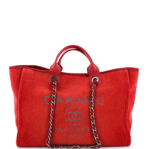 Deauville Tote Lurex Boucle Medium