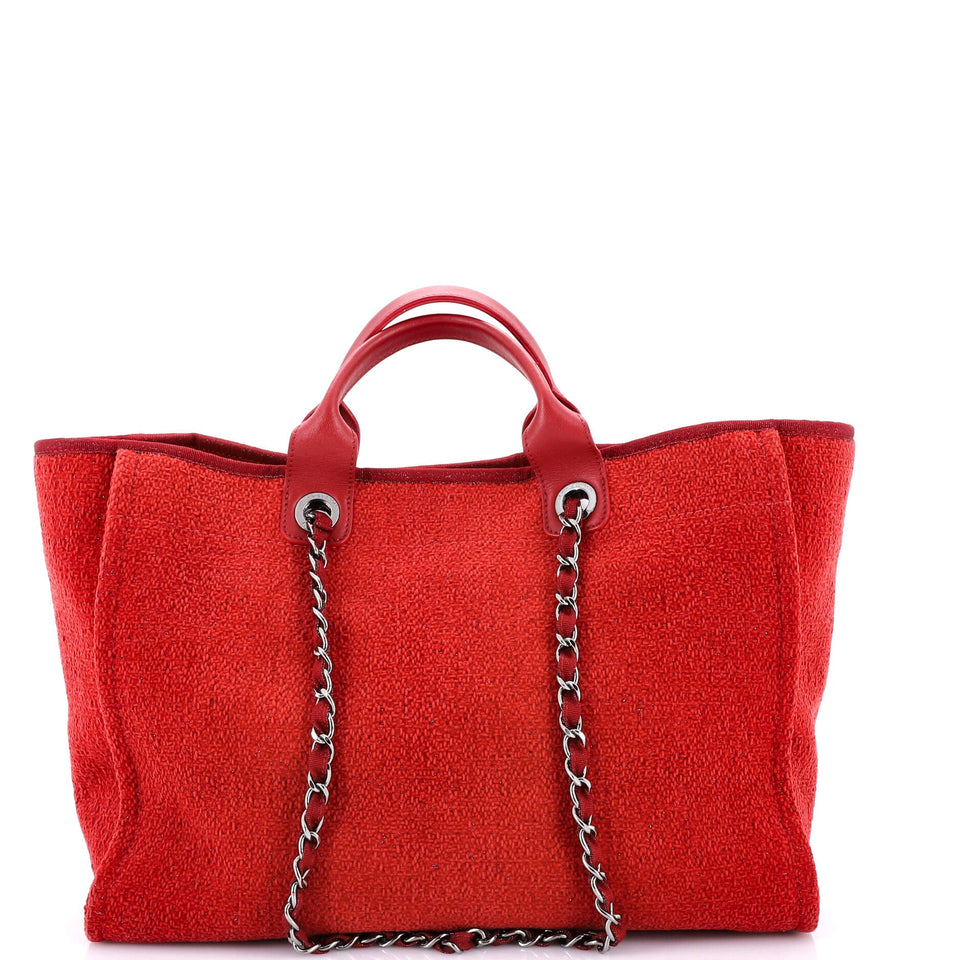 Deauville Tote Lurex Boucle Medium