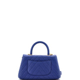 Coco Top Handle Bag Chevron Caviar Mini