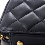 Chic Riviera Vanity Case with Chain Quilted Lambskin Mini