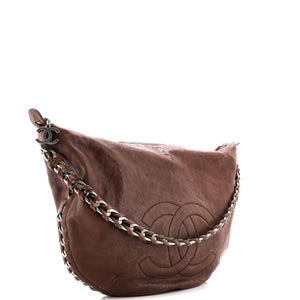 Modern Chain Hobo Calfskin Medium
