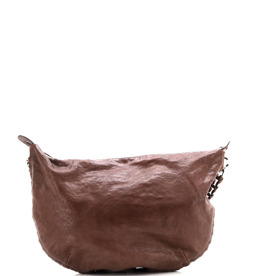 Modern Chain Hobo Calfskin Medium