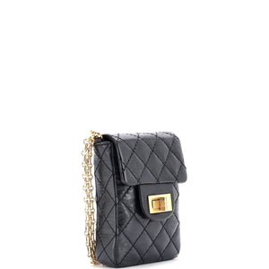 Vintage Reissue 2.55 Phone Holder Crossbody Bag Quilted Aged Calfskin
