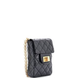 Vintage Reissue 2.55 Phone Holder Crossbody Bag Quilted Aged Calfskin