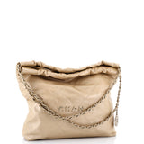 22 Chain Hobo Quilted Calfskin Large
